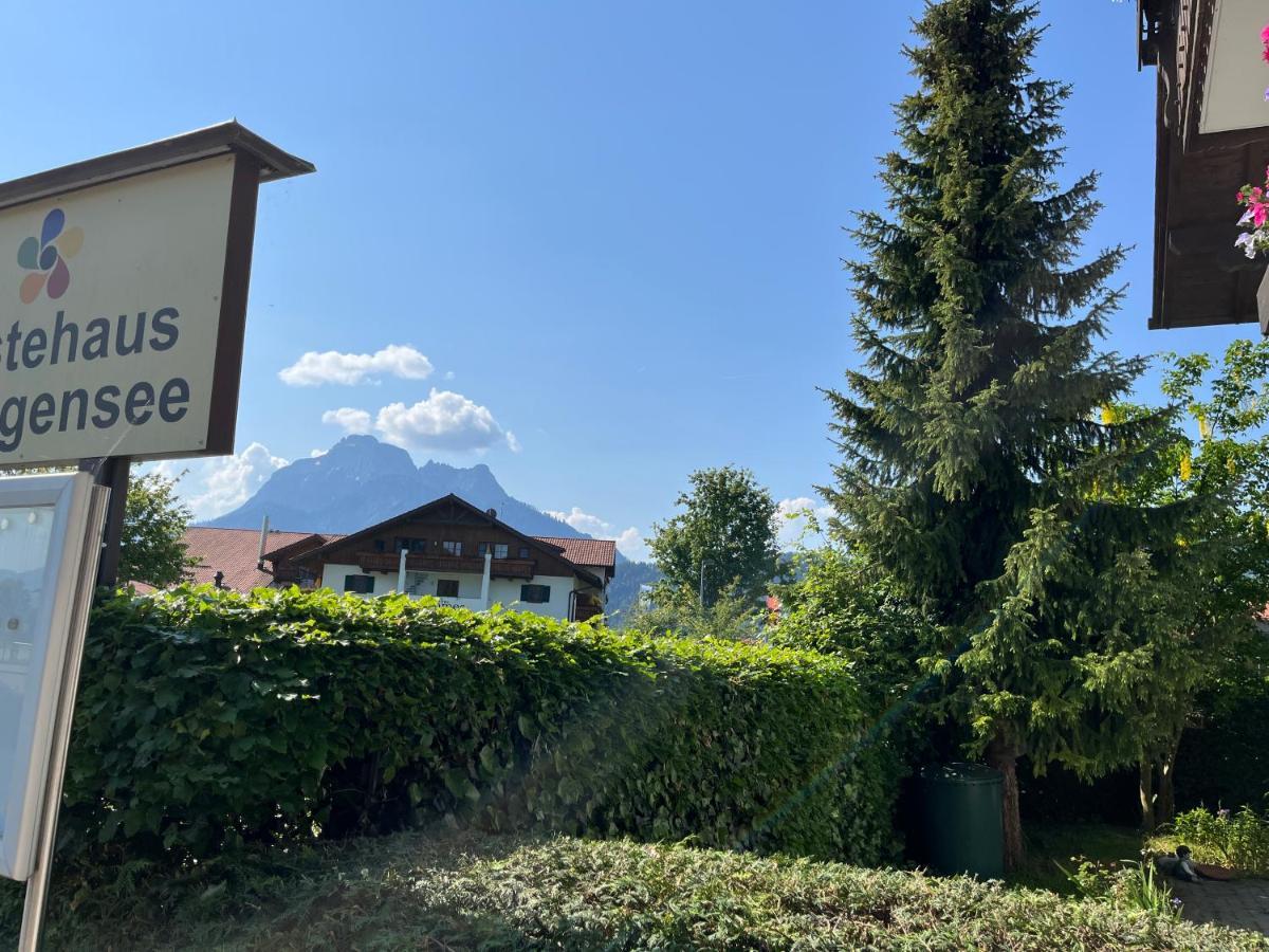 Gaestehaus Forggensee Fussen Exterior foto